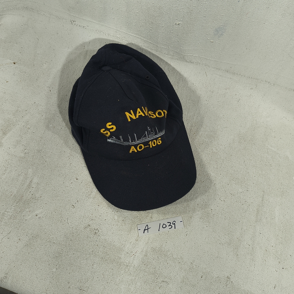 HMC Honors USS Navasoto AO-106 Men's Adjustable Dark Navy Cap